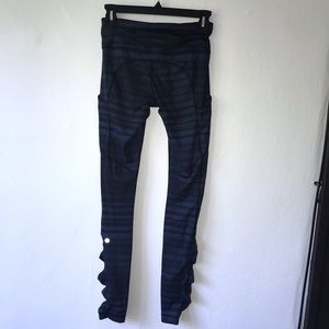 Navy and Black Lululemon Leggings
